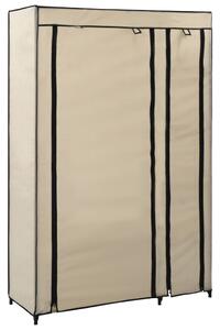 Składana szafa, kremowa, 110 x 45 x 175 cm, tkanina