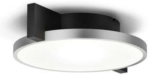 Light-Point - Inlay Round C1 Lampa Sufitowa Matt Black/Satin Silver