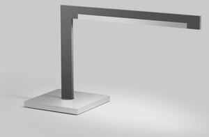 Light-Point - Inlay T2 Linear Lampa Stołowa Satin Matt Black/Satin Silver