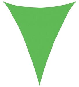 Żagiel przeciwsłoneczny, 160 g/m², jasnozielony, 4x5x5 m, hdpe