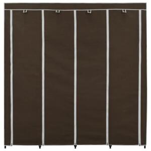 Szafa z 4 przegrodami, brÄ zowa, 175x45x170 cm