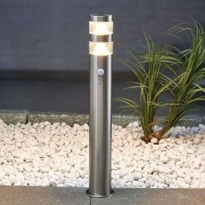 Lindby - Lanea LED Lampa Ogrodowa w/Sensor H60 Stainless Steel Lindby