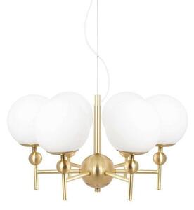 Globen Lighting - Astrid 50 Lampa Wisząca Brushed Brass/White