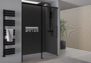 Drzwi prysznicowe przesuwne Soft-Close ze ścianką DX906 FLEX