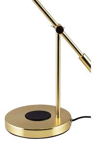 Globen Lighting - Hubble Read Lampa Stołowa w/Wireless Charging Brushed Brass Globen Lighting