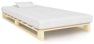Rama łóżka z palet, lite drewno sosnowe, 100 x 200 cm