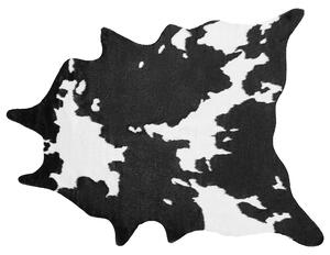 Dywan ekoskóra sztuczna sierść 130 x 170 cm czarno-biały Bogong Beliani