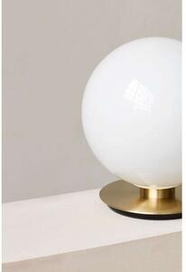 Audo Copenhagen - TR Bulb Lampa Stołowa/Ścienna Brushed Brass/Matt Opal