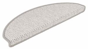 Samoprzylepne nakÅadki na schody 15 szt., 65x21x4 cm, platynowe