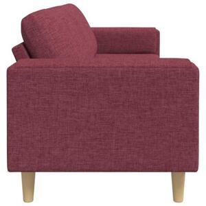 Nowoczesna sofa w kolorze czerwonego wina z ergonomicznymi podÅokietnikami i trwaÅym wypeÅnieniem z pianki, idealna do wspÃ³Åczesnych wnÄtrz