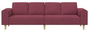 Nowoczesna sofa w kolorze czerwonego wina z ergonomicznymi podÅokietnikami i trwaÅym wypeÅnieniem z pianki, idealna do wspÃ³Åczesnych wnÄtrz