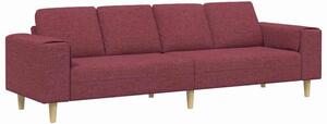 Nowoczesna sofa w kolorze czerwonego wina z ergonomicznymi podÅokietnikami i trwaÅym wypeÅnieniem z pianki, idealna do wspÃ³Åczesnych wnÄtrz