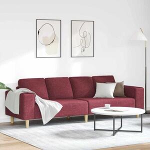 Nowoczesna sofa w kolorze czerwonego wina z ergonomicznymi podÅokietnikami i trwaÅym wypeÅnieniem z pianki, idealna do wspÃ³Åczesnych wnÄtrz