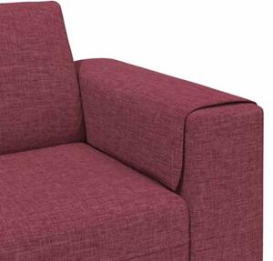 Nowoczesna sofa w kolorze czerwonego wina z ergonomicznymi podÅokietnikami i trwaÅym wypeÅnieniem z pianki, idealna do wspÃ³Åczesnych wnÄtrz