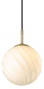 Halo Design - Twist Ball Lampa Wisząca Ø15 Opal/Brass