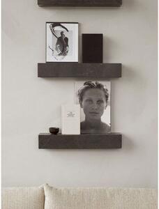Audo Copenhagen - Plinth Shelf Brown Grey Kendzo Marble