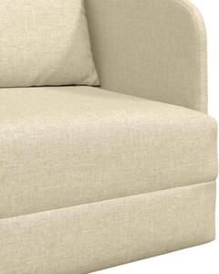 Sofa bed kremowy 65 x 80 x 83 cm tkanina