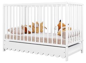 Łóżeczko-Sofa 120x60 Luna - Białe