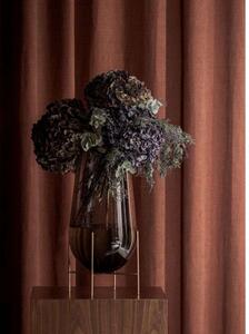 Audo Copenhagen - Echasse Vase Medium Smoke/Brushed Brass