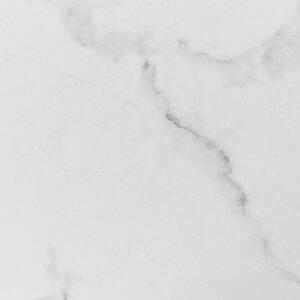 Stolik kawowy ława 100 x 60 cm MDF metalowy efekt marmuru biało-czarny Merced Beliani