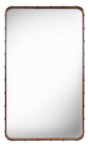 GUBI - Adnet Wall Mirror Rectangular 65X115 Tan Leather GUBI