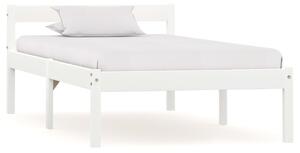 Rama łóżka z 2 szufladami, biała, drewno sosnowe, 100 x 200 cm