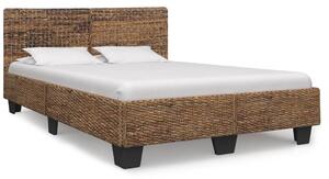 Rama łóżka, naturalny rattan, 140 x 200 cm