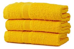 Ręcznik SOFT 50x90 cm żółty, 100% bawełna