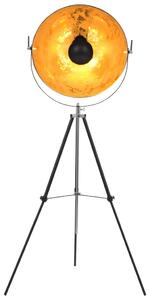 Lampa stojąca, E27, czarno-złota, 51 cm