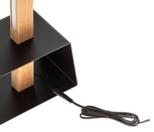 Envostar - Lineo LED Lampa Podłogowa Wood/Black Envostar