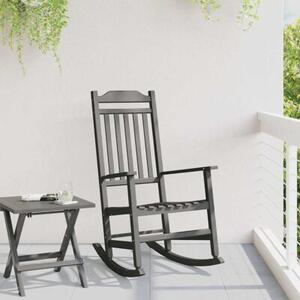 Fotel bujany czarny 84 x 65 x 114 cm żywica