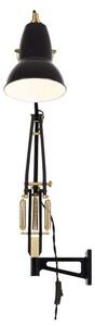 Anglepoise - Original 1227 Brass Lampa Ścienna z Elementami Montażowymi Jet Black Anglepois