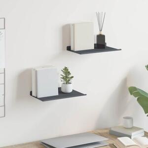 Wisząca półka ze stali w antracytowym kolorze – nowoczesny design i oszczędność miejsca