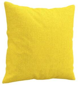 Sofa 3-osobowa wypoczynkowa z poduszkami, jasnoÅ¼Ã³Åta, 180 cm