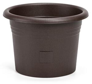 Plastia Doniczka z automatycznym nawadnianiemNarza, średnica 25 cm, czekoladowa, śred. 25 cm