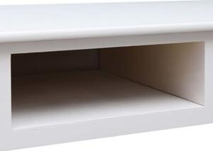 Biurko, biaÅe, 110 x 45 x 76 cm, drewniane