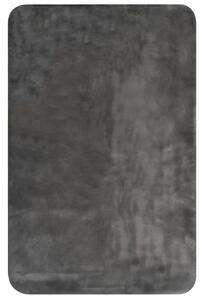 Koc, 100x150 cm, sztuczna skóra królika, ciemnoszary