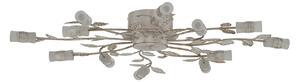 Lampy sufitowe Lindby, Bolonia, złoty | mosiężny, salon, metal, dworkowy | rustykalny