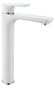 Bateria umywalkowa 4025CWBiały / Chrom błyszczący