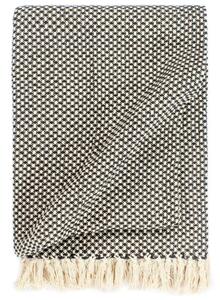 Bawełniana narzuta, 125 x 150 cm, antracytowa