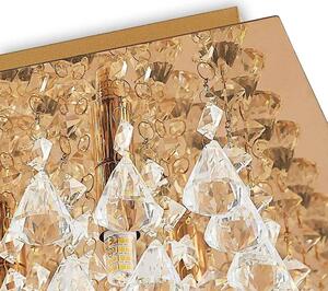 Lindby - Rimedia Lampa Sufitowa L55 Gold/Clear Lindby