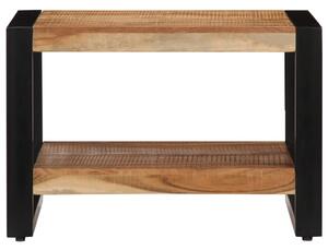 Stolik kawowy, 60x60x40 cm, lite drewno akacjowe