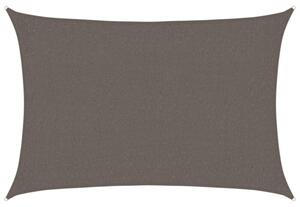 Żagiel przeciwsloneczny, 160 g/m², antracytowy, 2x3 m, hdpe