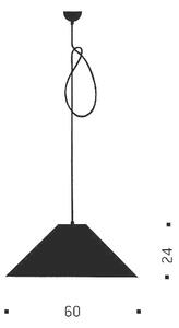 Ingo Maurer - Knitterling 200cm Lampa Wisząca 200cm