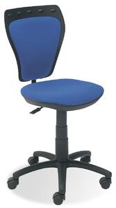 Krzesło Ministyle gts - czarno-niebieskie krzesło dla dziecka