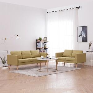 Oliwkowa sofa do poczekalni, salonu lub biura scandi