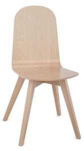 Krzesło Malmo wood, do kuchni, do kantyny, na stołówkę, drewniane, geometryczne, minimalistyczne, rustykalne, skandynawskie