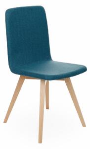 Krzesło Skin, w skandynawskim stylu, proste, lekkie, kompaktowe, minimalistyczne, do jadalni, tapicerowane