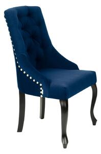 -8% z kodem EASTER - Krzesło Sisi 2 z pinezką, nogi Ludwik, klasyczne, wygodne, tapicerowane, ozdobne, do restauracji, do jadalni, z giętymi nóżkami, designerskie