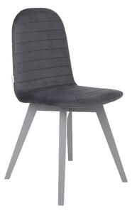 Krzesło Malmo Plus na drewnianych nogach, tapicerowane siedzisko